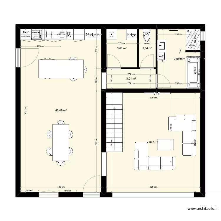 maison max aur&eacute;lia. Plan de 