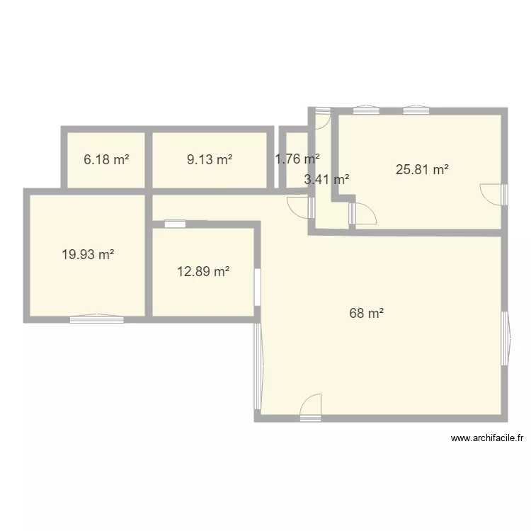 maison daguerre. Plan de 