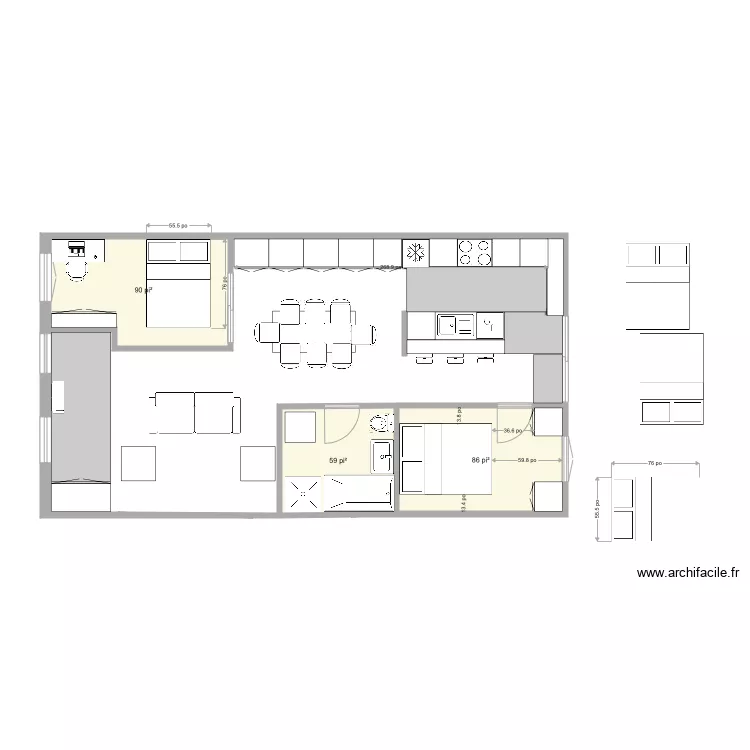 5093 Chambord Option 45. Plan de 