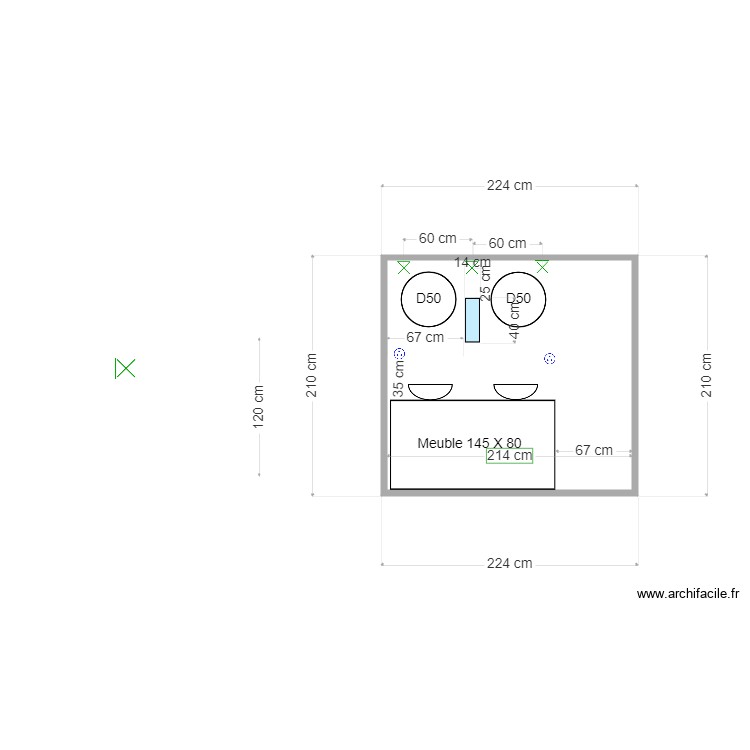 Salle de bain. Plan de 0 pièce et 0 m2