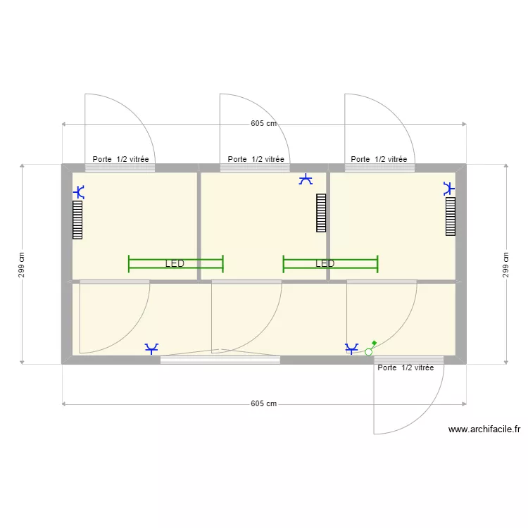 SPA LA LOUVIERE. Plan de 
