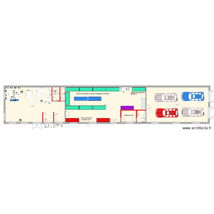 atelier 1. Plan de 0 pièce et 0 m2