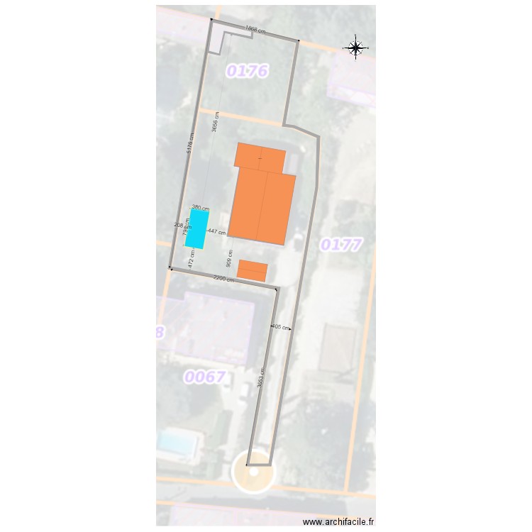 dp2 . Plan de 0 pièce et 0 m2