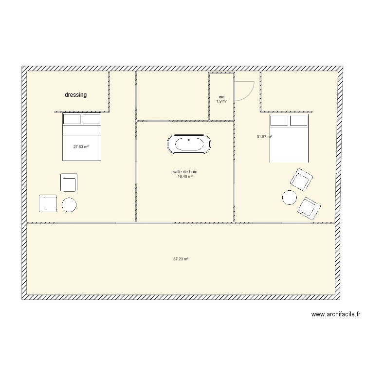 etage leo. Plan de 0 pièce et 0 m2