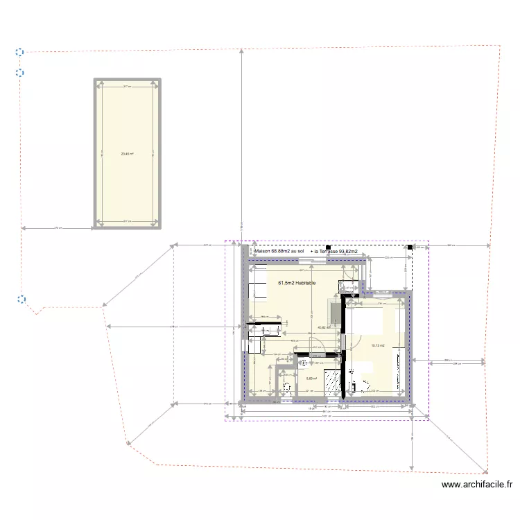 Plan simplifier. Plan de 