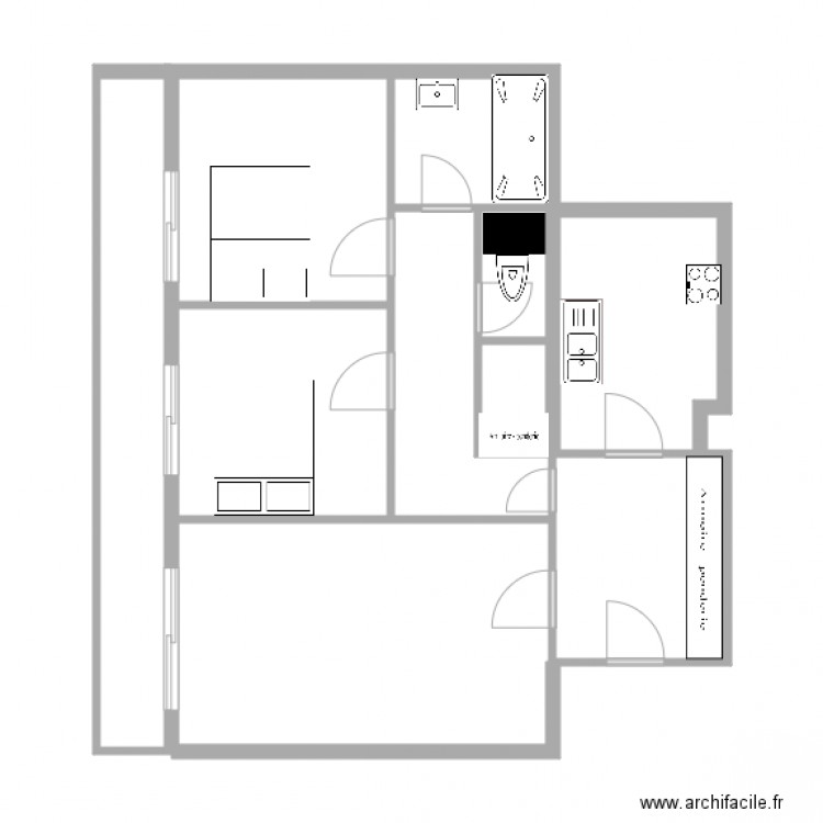 1BULLOURDE MATHIEU . Plan de 0 pièce et 0 m2