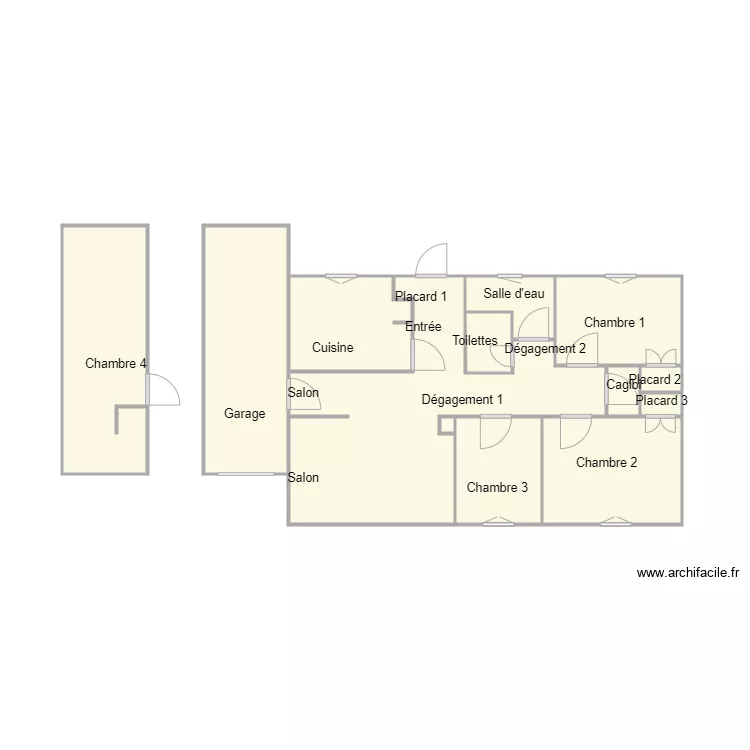 Croquis GIRERD. Plan de 