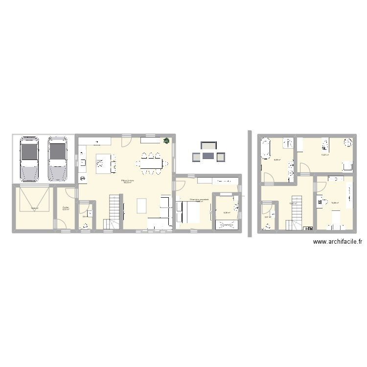 maison 3. Plan de 0 pièce et 0 m2