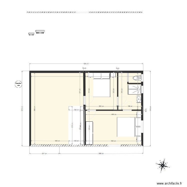 Plan plomberie 21 05. Plan de 0 pièce et 0 m2