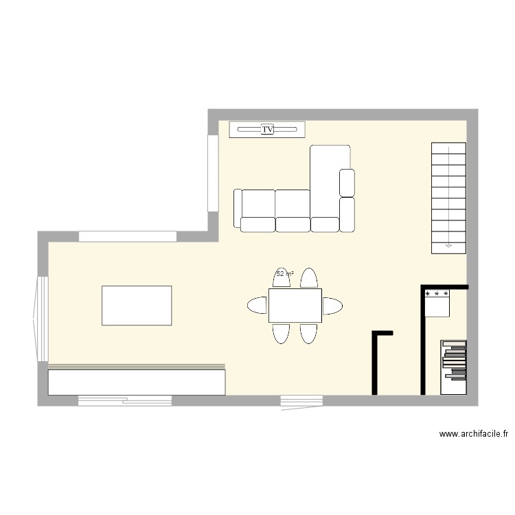 plan maison. Plan de 0 pièce et 0 m2