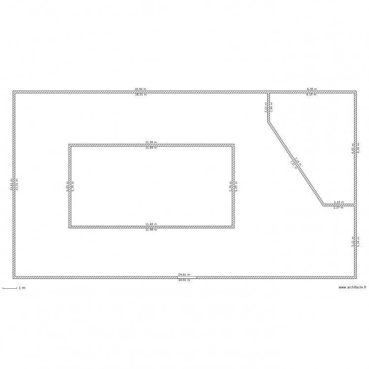 terrasse piscine. Plan de 0 pièce et 0 m2