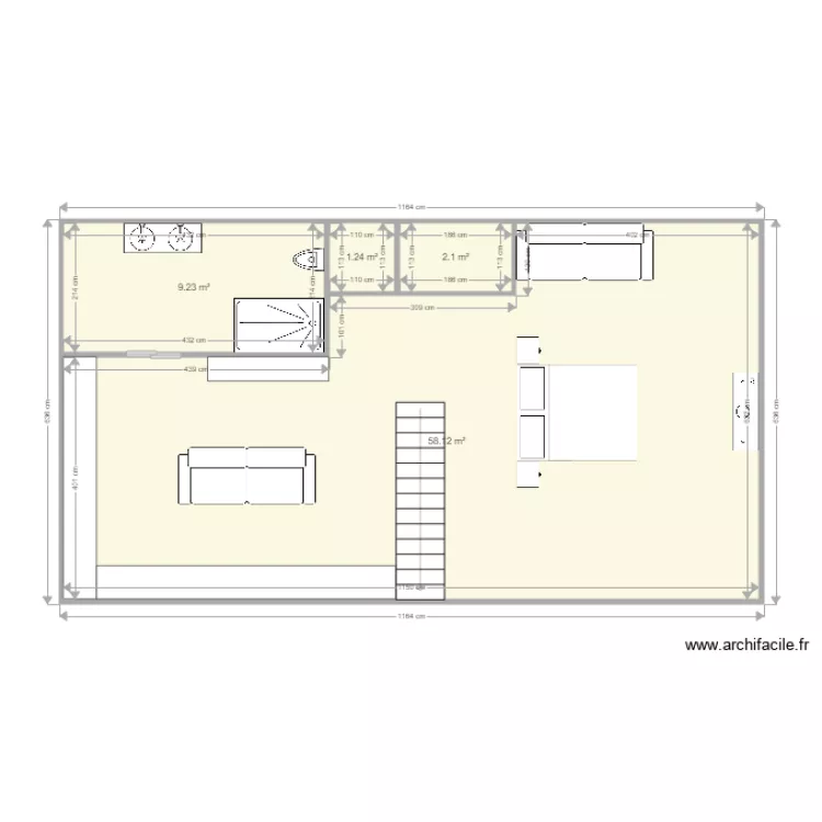 etage. Plan de 