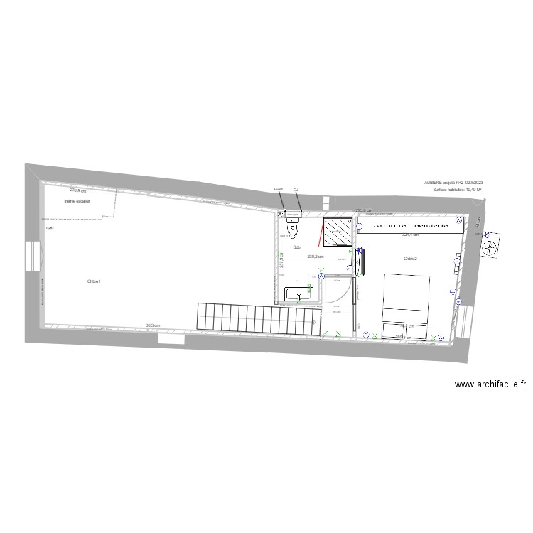 Aubière projeté 05032023 R2. Plan de 0 pièce et 0 m2