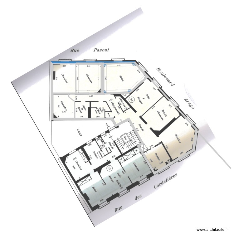 Arago 2. Plan de 0 pièce et 0 m2