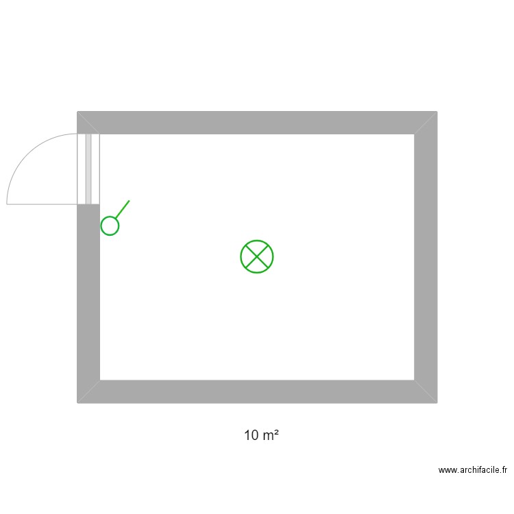 simple local. Plan de 0 pièce et 0 m2