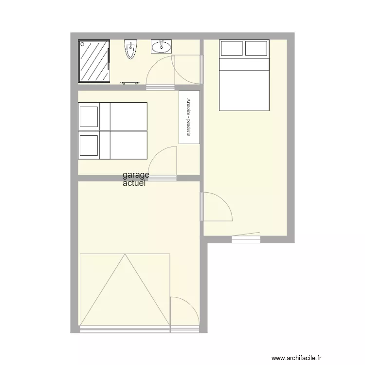 garage x de vie proposition 2. Plan de garage x de vie proposition 2. Plan de