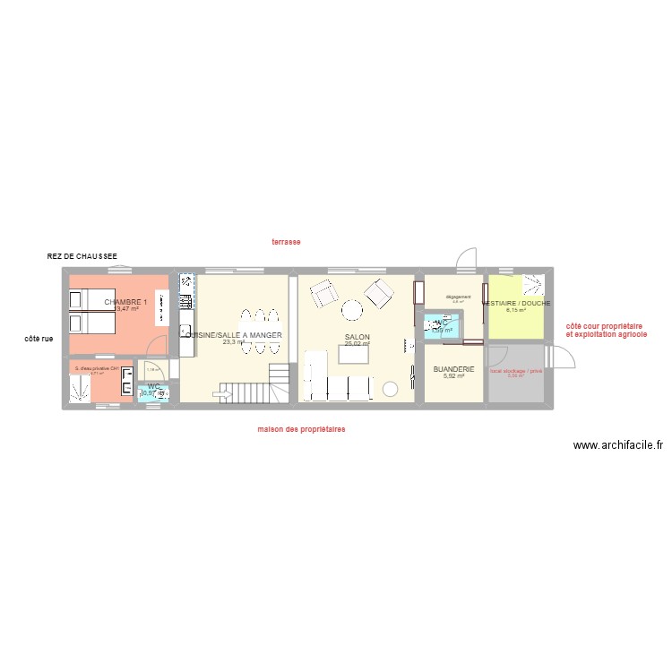 VINCY REUIL ET MAGNY - Plans actuels - SCHUMERS. Plan de 15 pièces et 299 m2