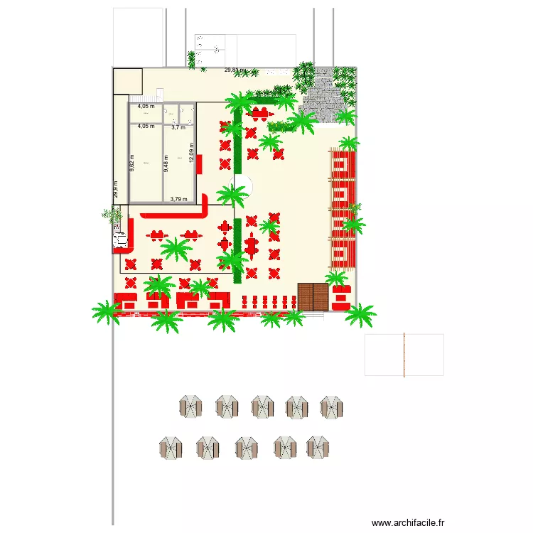 PP plan de base 3. Plan de 5 et 985 m² PP plan de base 3. Plan de 5 et 985 m²
