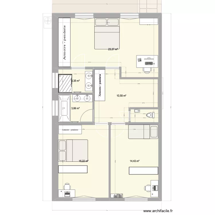 Maison - V1 - save 08.09. Plan de 12 Pièces et 207 m²