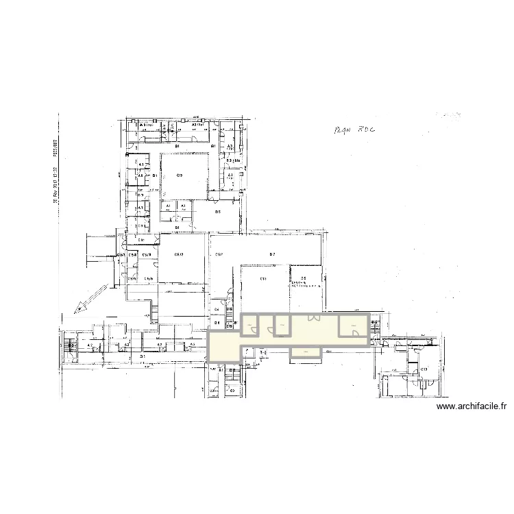 Accueil. Plan de 5  et 97 m²