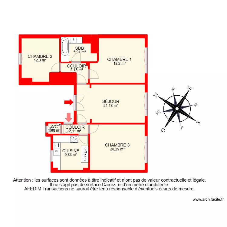BI 24887 - eme etage. Plan de 