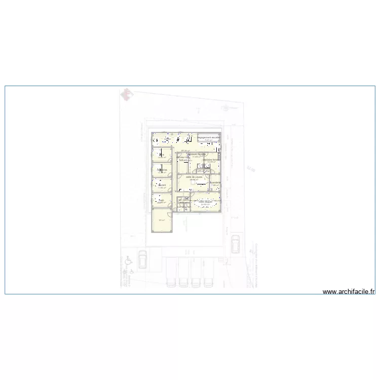 plan montussan v10 rdc. Plan de 