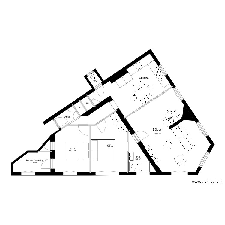 Petrus projet 4. Plan de 0 pièce et 0 m2