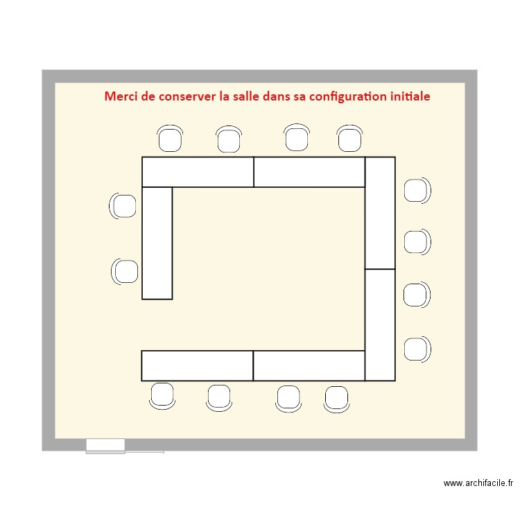 Salle de réunion 508 au 84 Grenelle. Plan de 0 pièce et 0 m2