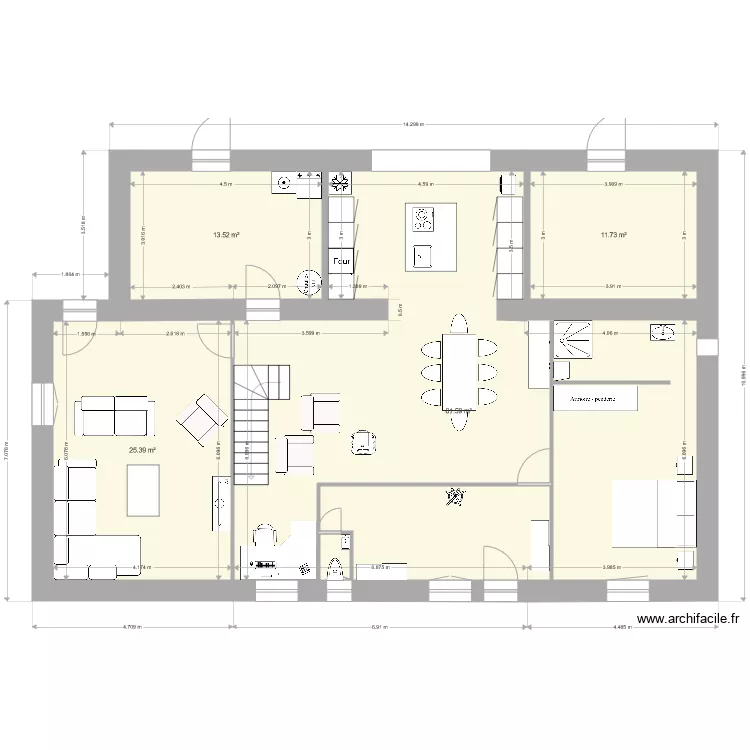 plan1 M H nouvelle maison . Plan de 