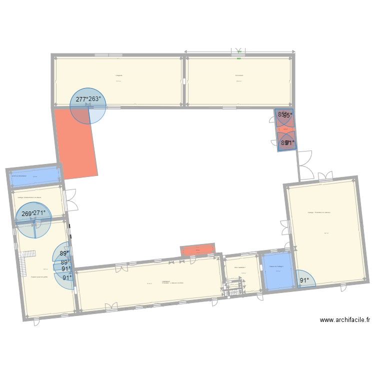 Saran RDC aménagement. Plan de 0 pièce et 0 m2