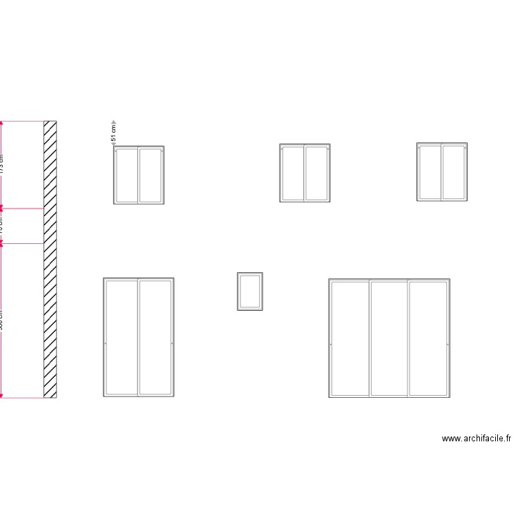 Façades Fred Terrasse. Plan de 0 pièce et 0 m2