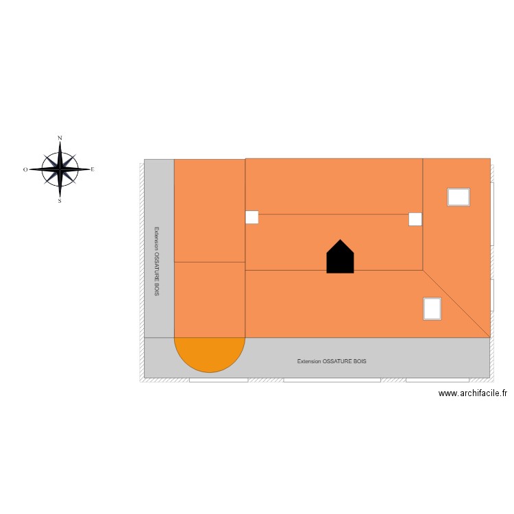 PLAN DE MASSE LEBLONG. Plan de 0 pièce et 0 m2