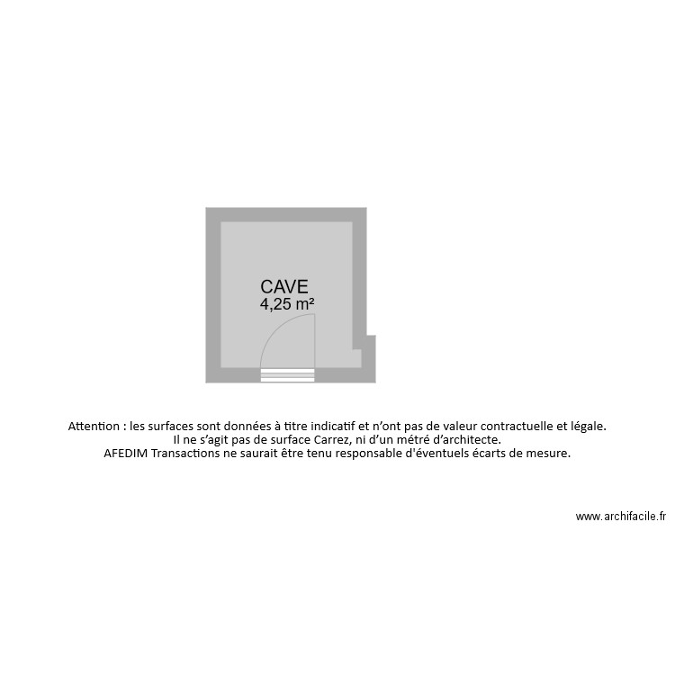 BI 6439 CAVE. Plan de 0 pièce et 0 m2