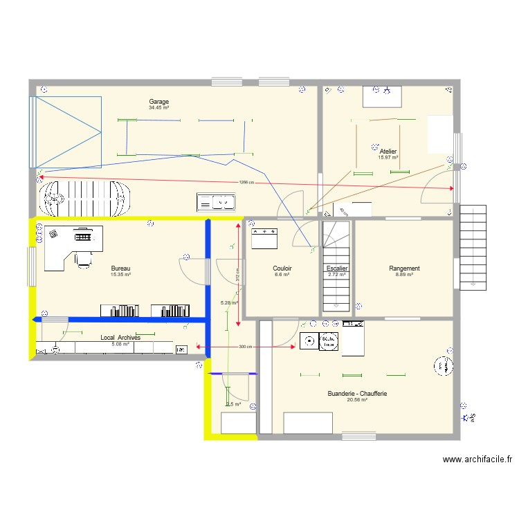 Cave Murs elec. Plan de 0 pièce et 0 m2