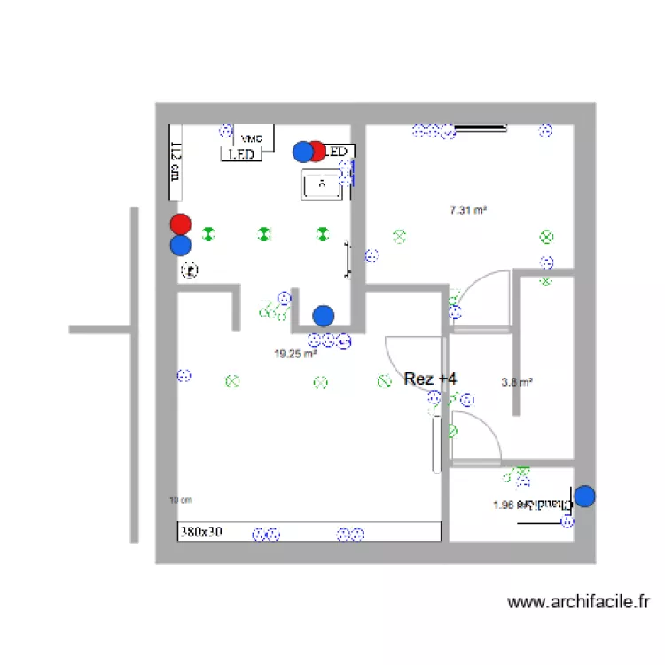 Marie Jos&eacute; Rez4 eau Adam. Plan de 0 pièce et 0 m2