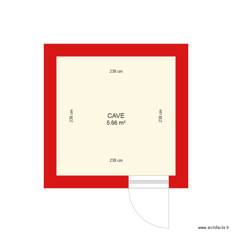 BI 5652 cave cotée. Plan de 0 pièce et 0 m2