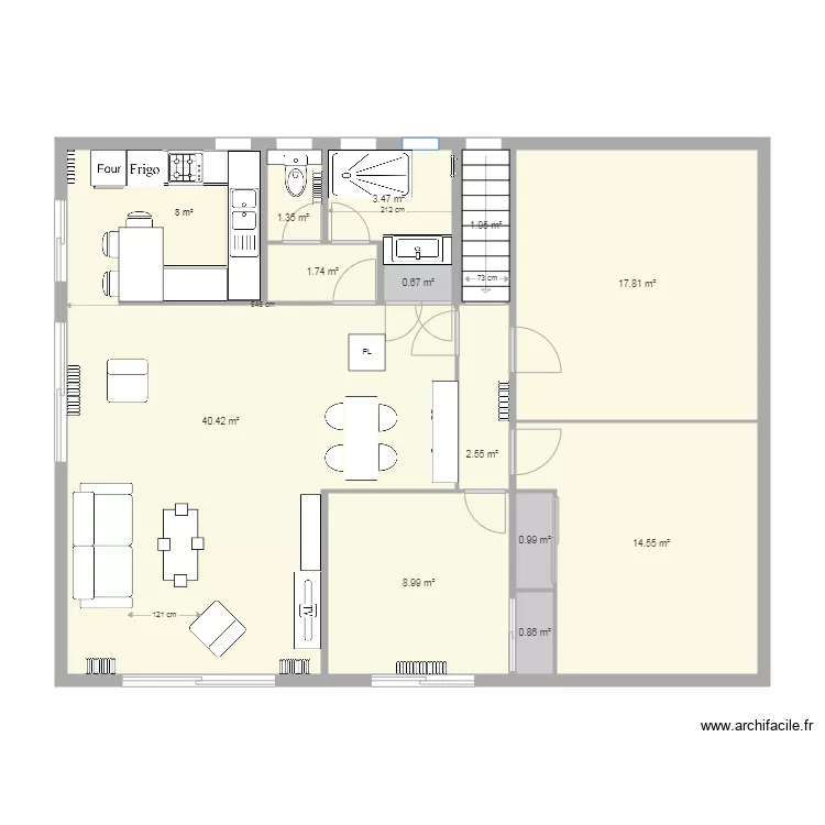 Maison Projet V0. Plan de 