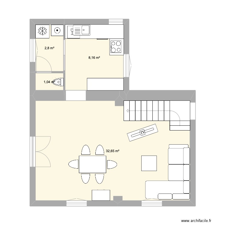 peuthite ghare IPN. Plan de 0 pièce et 0 m2