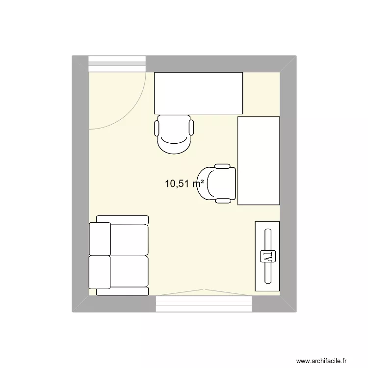 Bureau. Plan de Bureau. Plan de