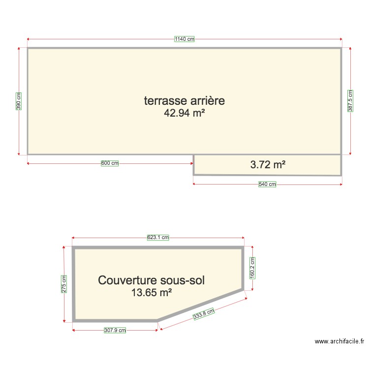 emprise Gallérands 07 2020. Plan de 0 pièce et 0 m2