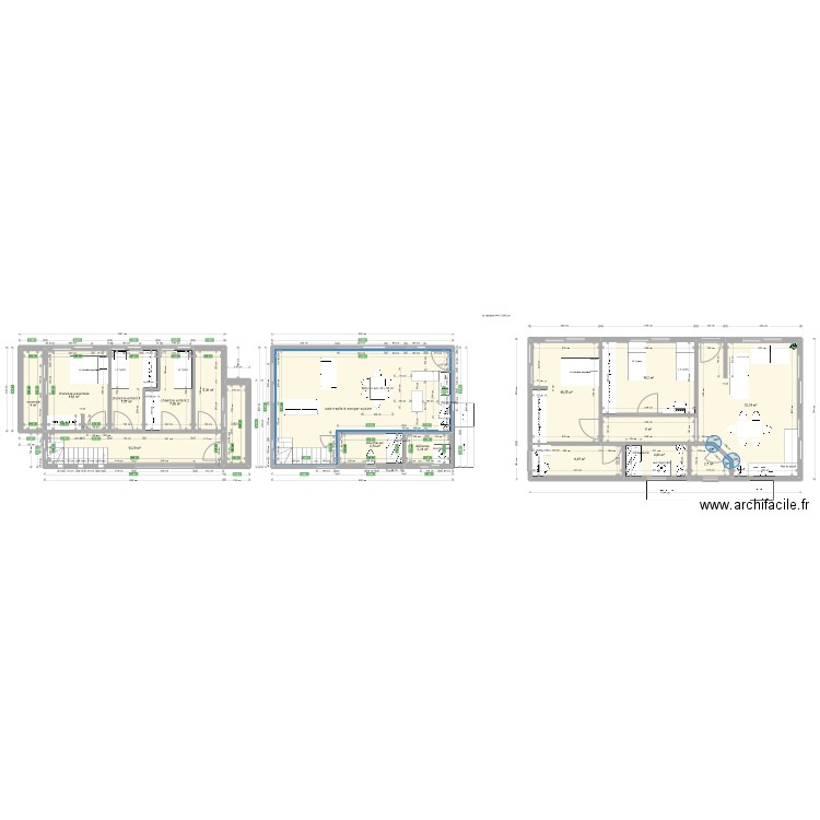 maison 3 rakotozafy. Plan de 17 pièces et 184 m2