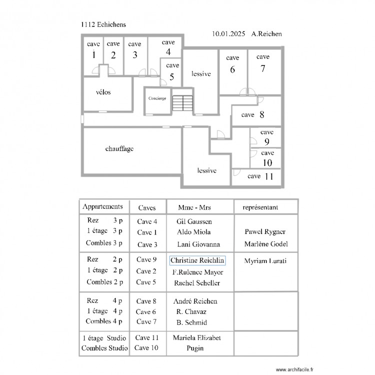 Rte du Village 48A . Plan de 0 pièce et 0 m2