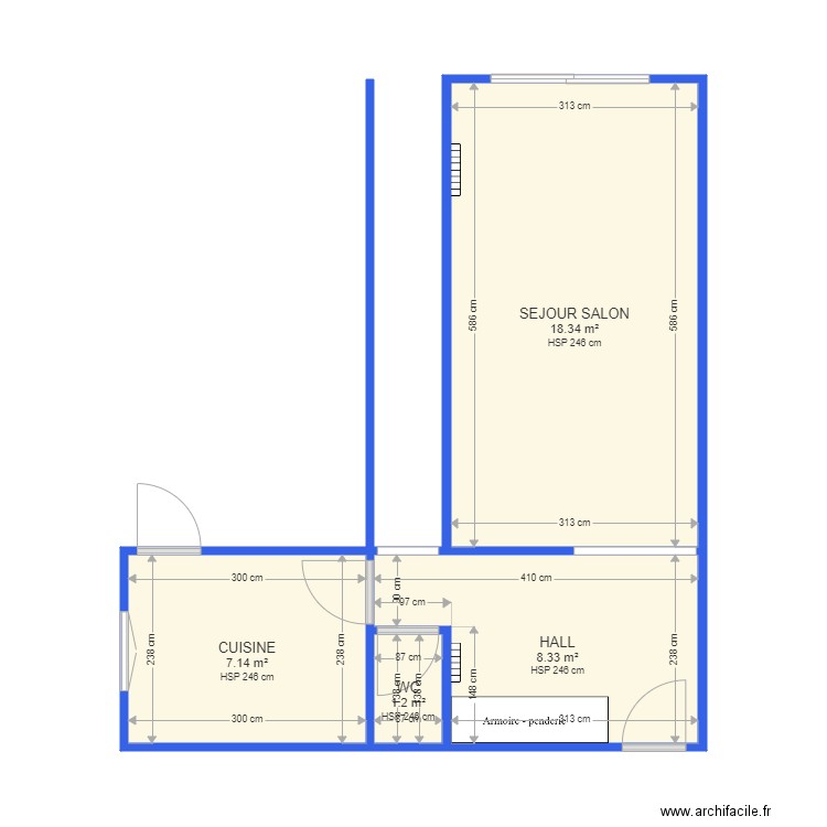 VERMOT. Plan de 0 pièce et 0 m2