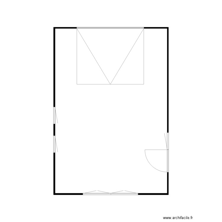 garage . Plan de 0 pièce et 0 m2