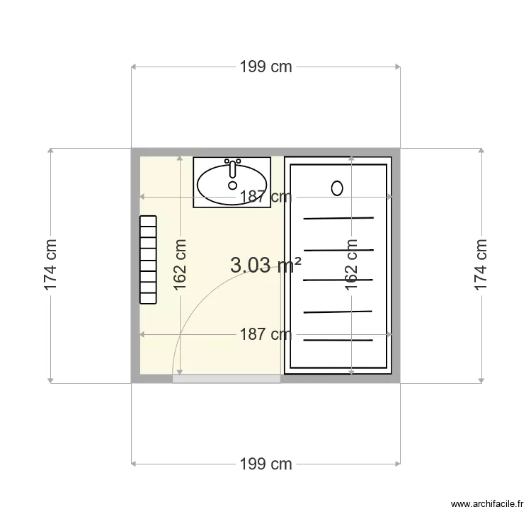 MANTEL MICHEL. Plan de 