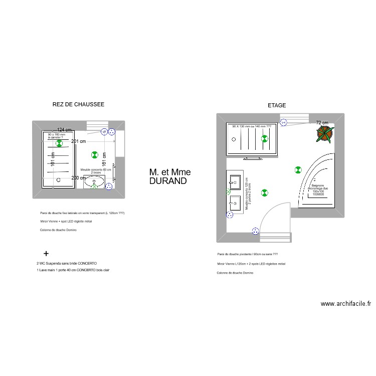 DURAND. Plan de 0 pièce et 0 m2
