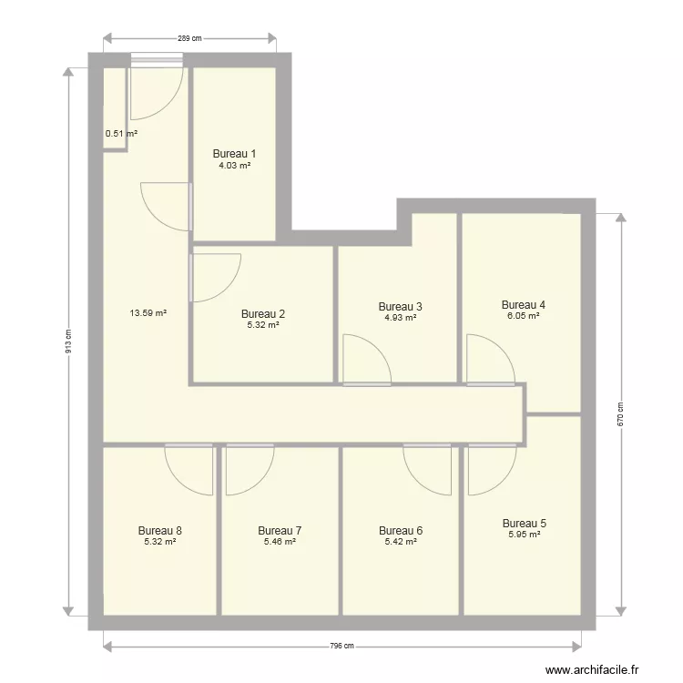 PARADIS 118. Plan de 