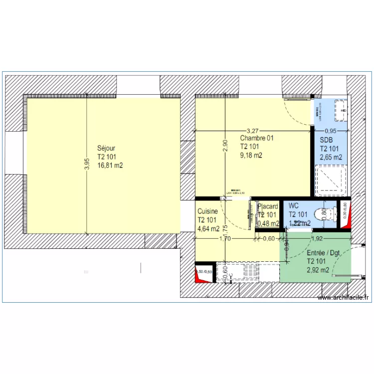 P101 GEHENNE ROMBAS. Plan de 