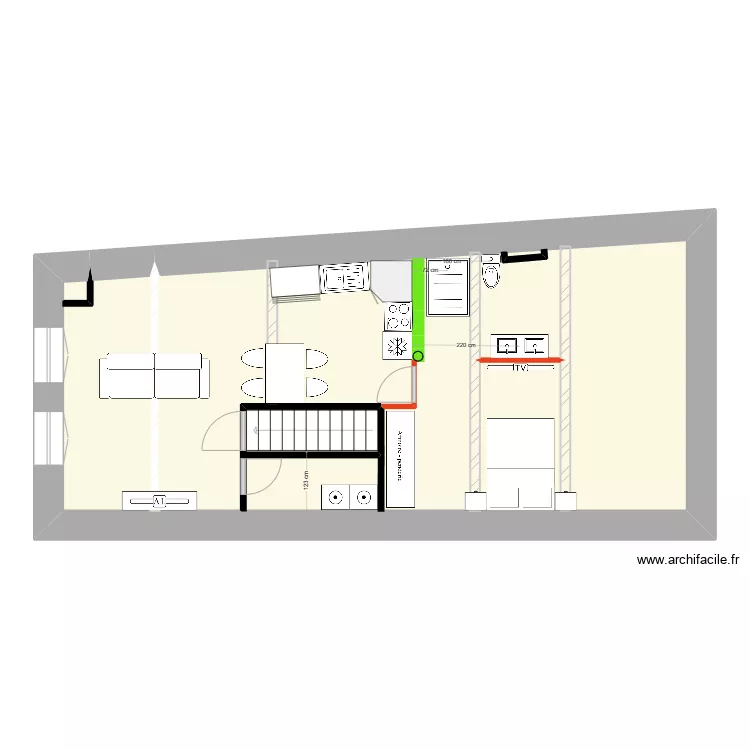 LEONETOUT Simon. Plan de 