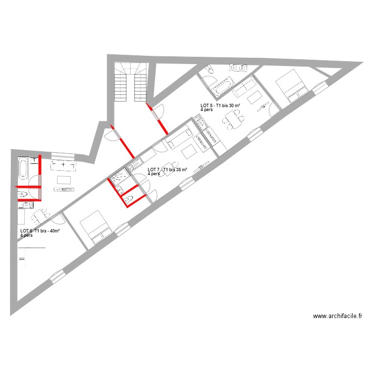 BLOIS VOUTE R2 032021. Plan de 0 pièce et 0 m2